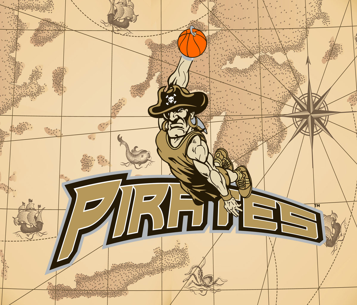 Pirates map wallpaper